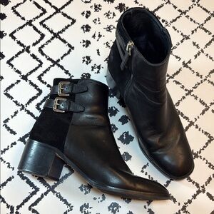 VERO CUOIO Grigiarancio Women’s Italian Leather Ankle Boots - EU Size 38 - EUC